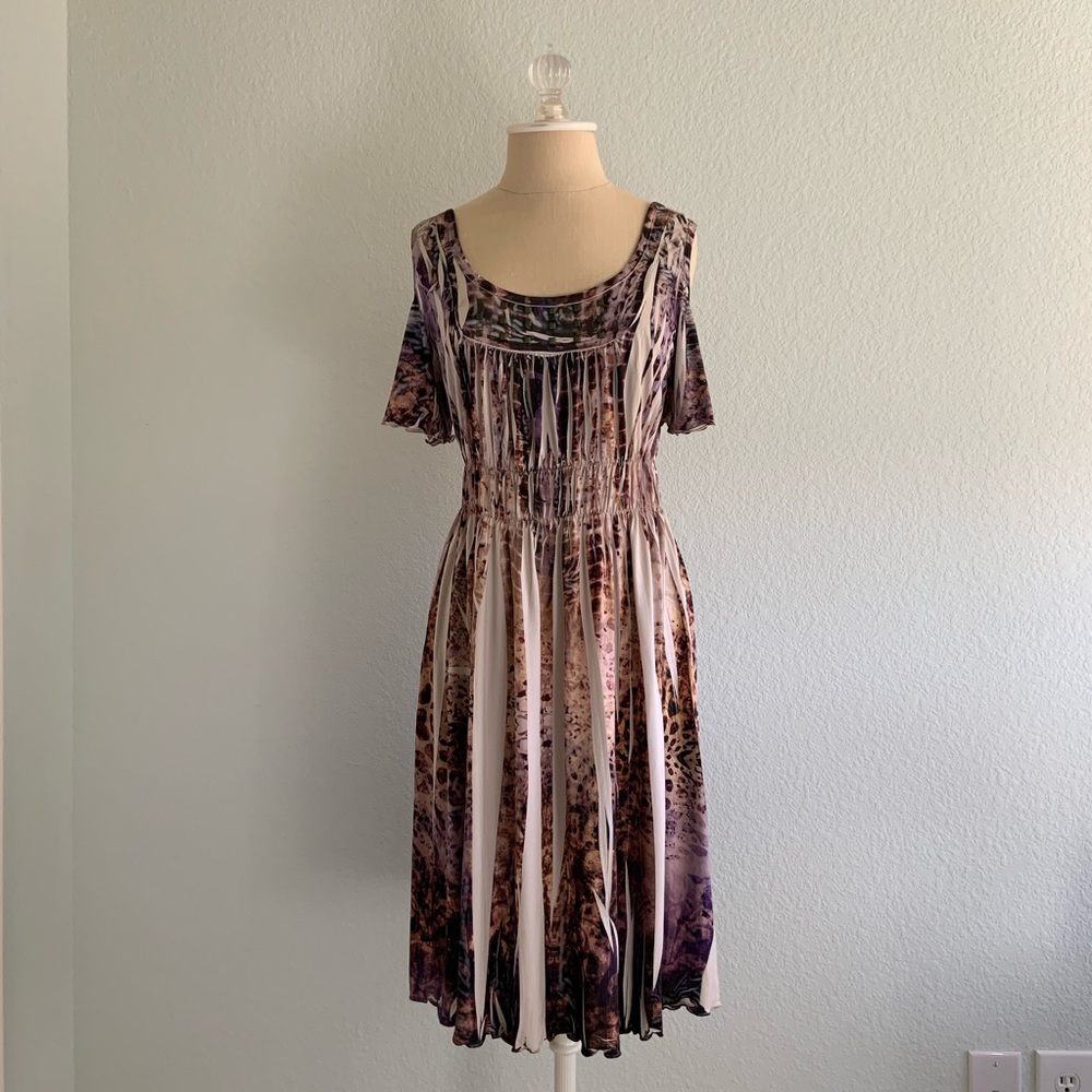 Size S ONE WORLD Open Shoulder Dress